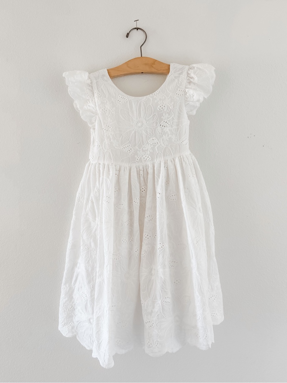 Heirloom collection by John Lewis embroidered white dress size 7